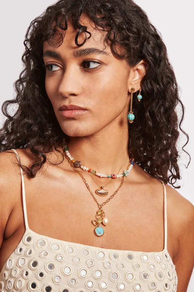 Sardinia Charm Necklace Turquoise Women Chan Luu Necklaces