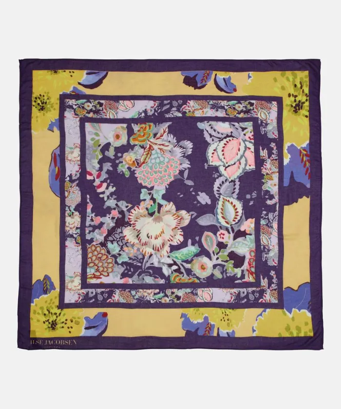 Scarf 8211 Dark Violet Accessories Ilse Jacobsen Scarves