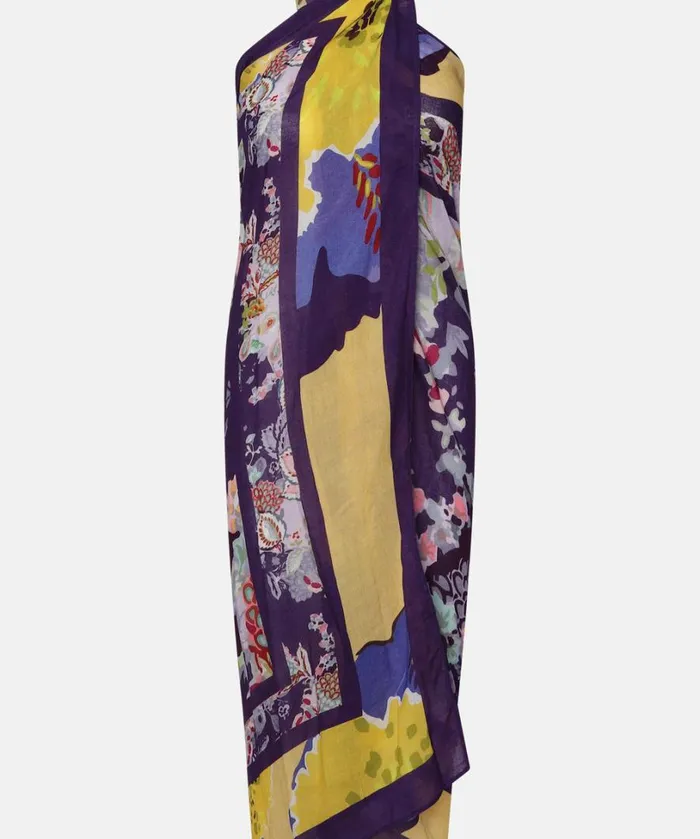 Scarf 8211 Dark Violet Accessories Ilse Jacobsen Scarves