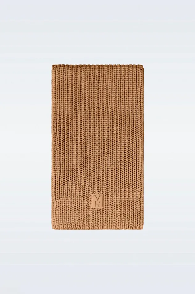 Scarves Women Mackage NELL Rectangular Merino Wool Scarf Flame