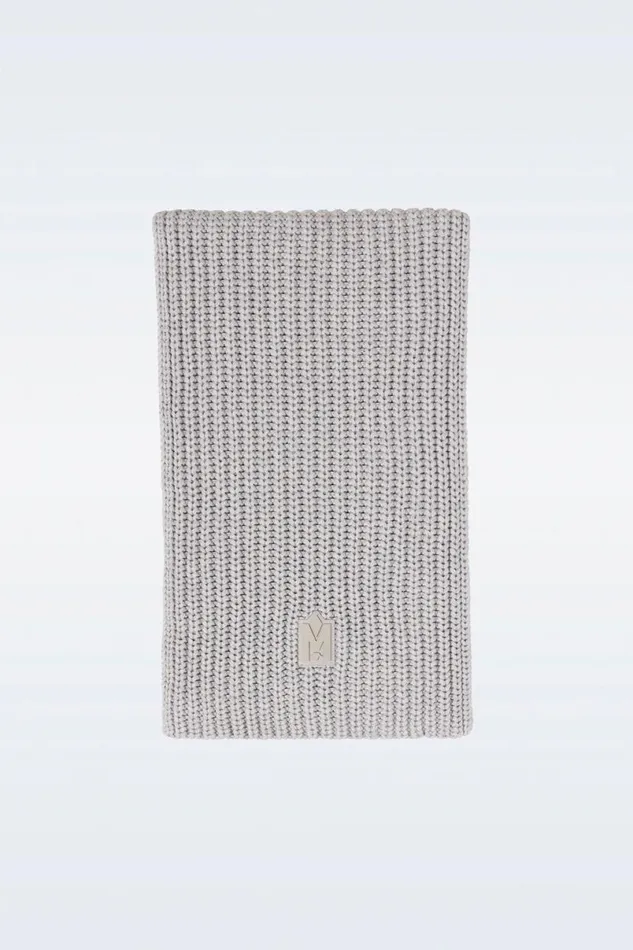 Scarves Women Mackage NELL Rectangular Merino Wool Scarf Flame
