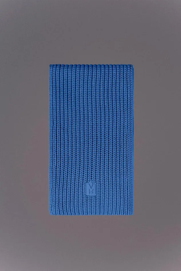 Scarves Women Mackage NELL Rectangular Merino Wool Scarf Flame
