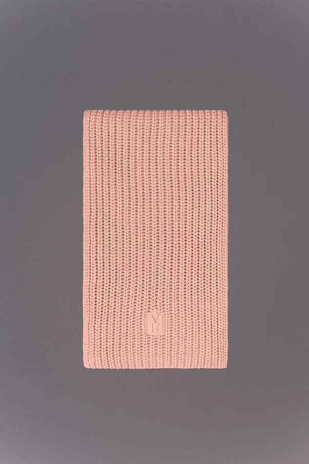 Scarves Women Mackage NELL Rectangular Merino Wool Scarf Flame