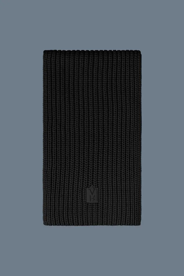 Scarves Women Mackage NELL Rectangular Merino Wool Scarf Flame