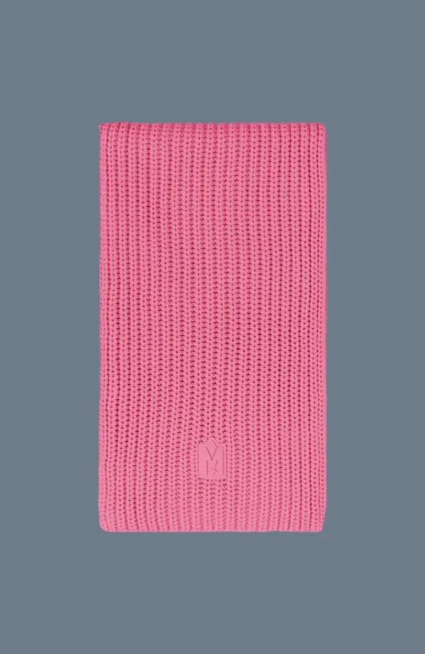 Scarves Women Mackage NELL Rectangular Merino Wool Scarf Flame
