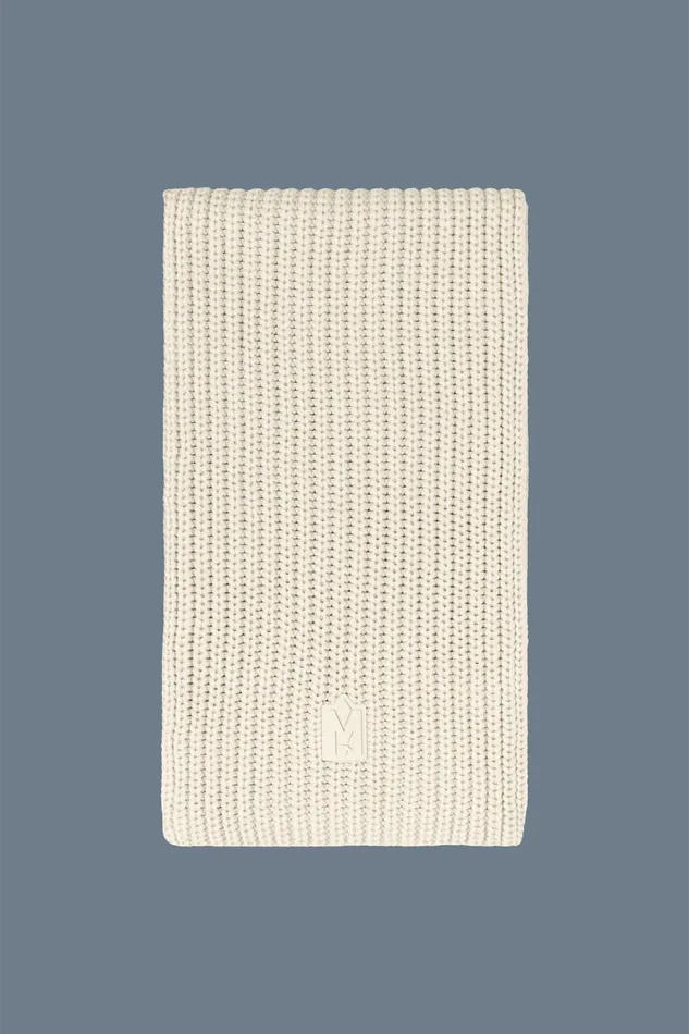 Scarves Women Mackage NELL Rectangular Merino Wool Scarf Flame
