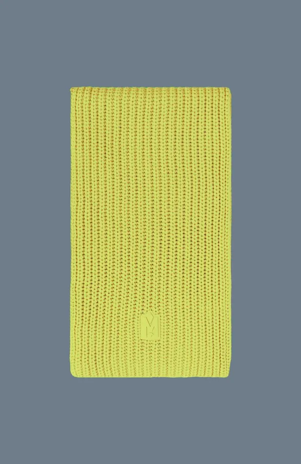 Scarves Women Mackage NELL Rectangular Merino Wool Scarf Flame