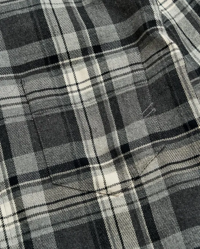 Shirting Men Billy Reid Brushed Bold Plaid Tuscumbia Shirt Greyblack