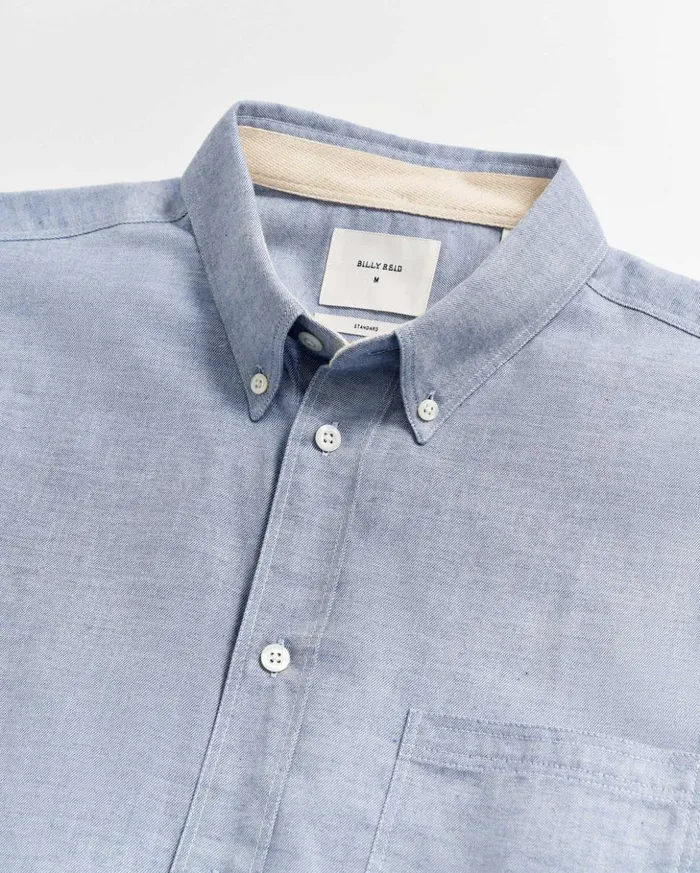 Shirting Men Billy Reid Tuscumbia Classic Shirt Light Blue