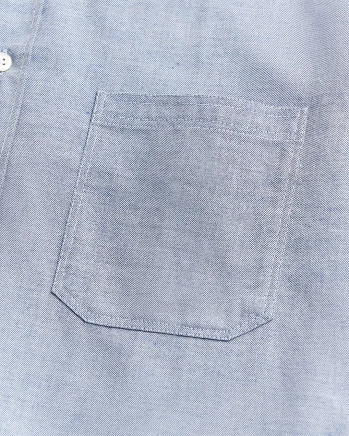 Shirting Men Billy Reid Tuscumbia Classic Shirt Light Blue