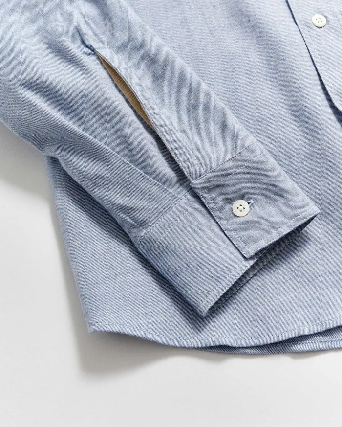 Shirting Men Billy Reid Tuscumbia Classic Shirt Light Blue