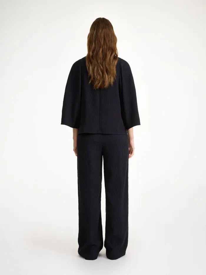 Shirts and Blouses Women By Malene Birger Calyas Blouse Black Shirts and Blouses Women By Malene Birger Calyas Blouse Black