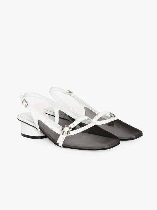 Shoes Women Mackie Heel Black Mesh Lisa Says Gah