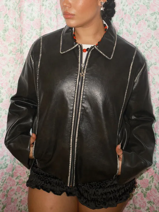 Shyla Jacket Washed Black Women Jackets Outerwear Lisa Says Gah