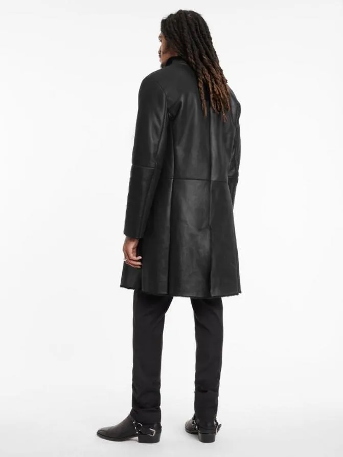 SICKLEN SHEARLING Black Clothing John Varvatos Leather Jackets