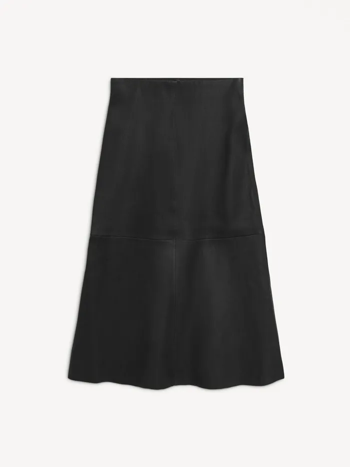 Skirts Women By Malene Birger Simoas Leather Skirt Black