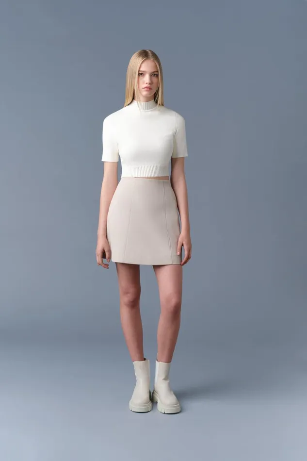 Skirts Women Mackage NELLACO Panelled Cotton ALine Skirt