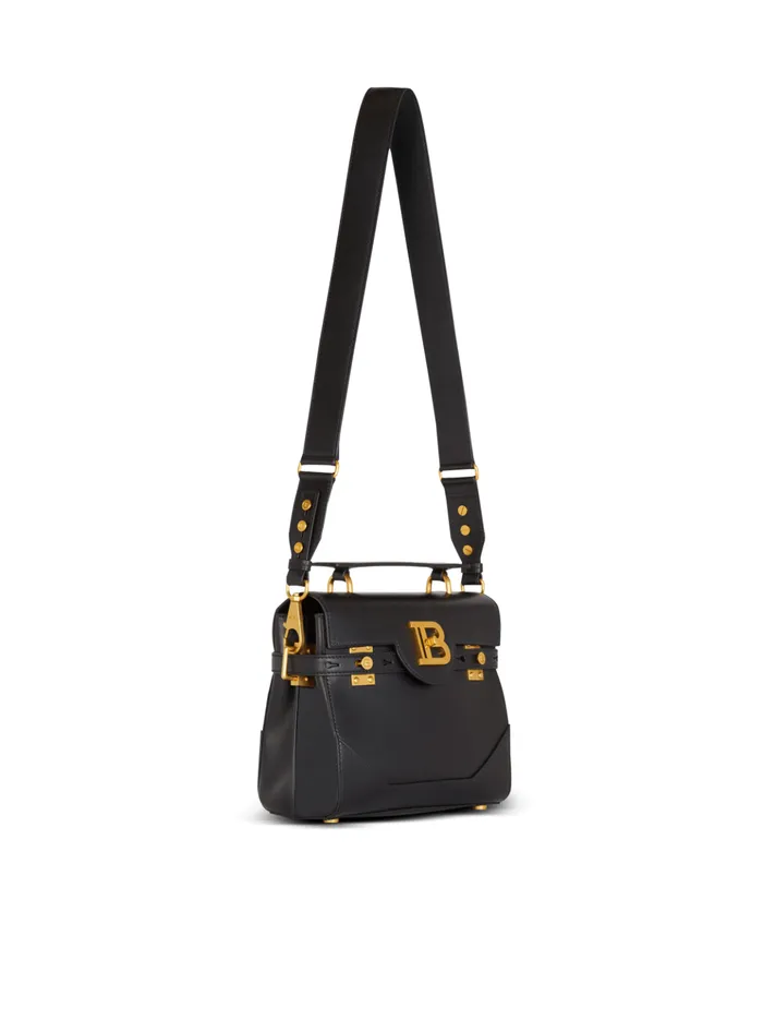 Smooth Leather BBuzz 23 Bag Black Women Balmain Handbags