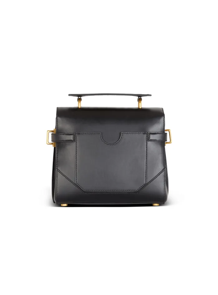 Smooth Leather BBuzz 23 Bag Black Women Balmain Handbags