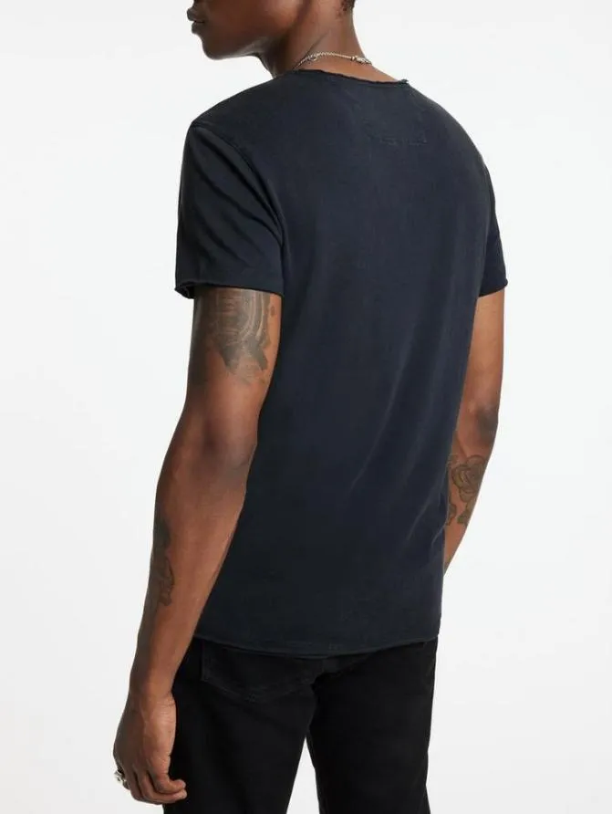 SNAKE BONES TEE Black Clothing John Varvatos Graphic Tees