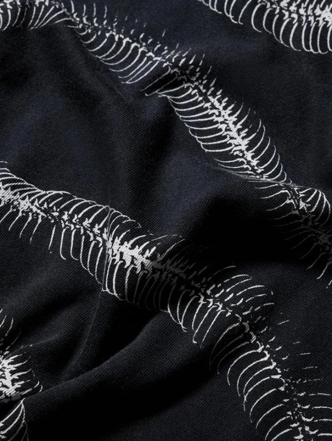 SNAKE BONES TEE Black Clothing John Varvatos Graphic Tees