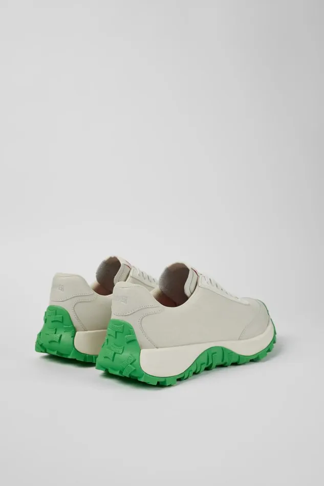 Sneakers Men Camper Drift Trail VIBRAM White LeatherTextile Sneaker