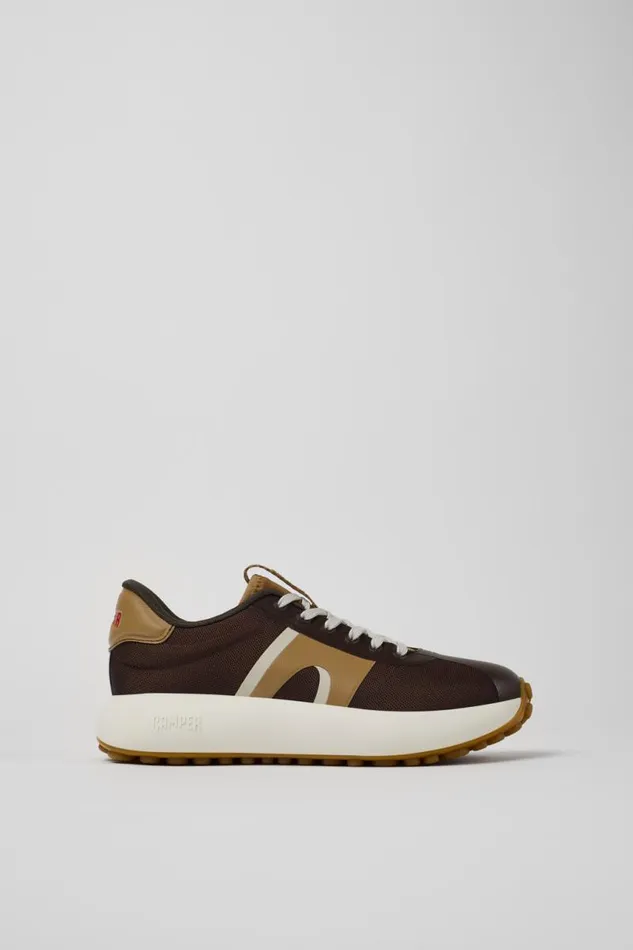 Sneakers Women Camper Pelotas Athens Brown Textile Sneaker Sneakers Women Camper Pelotas Athens Brown Textile Sneaker
