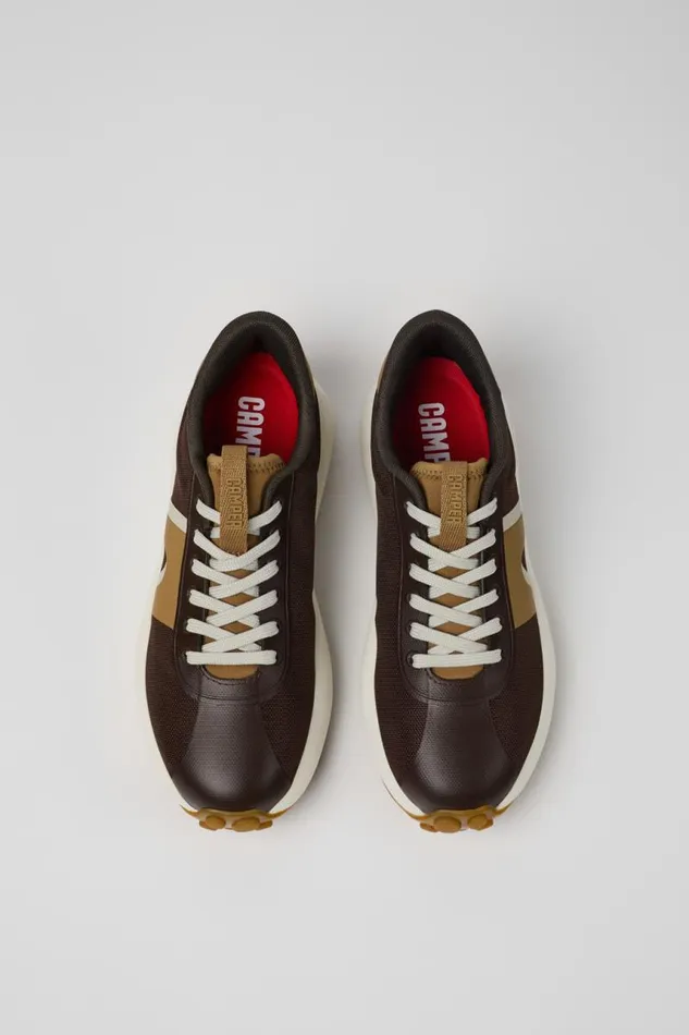 Sneakers Women Camper Pelotas Athens Brown Textile Sneaker Sneakers Women Camper Pelotas Athens Brown Textile Sneaker