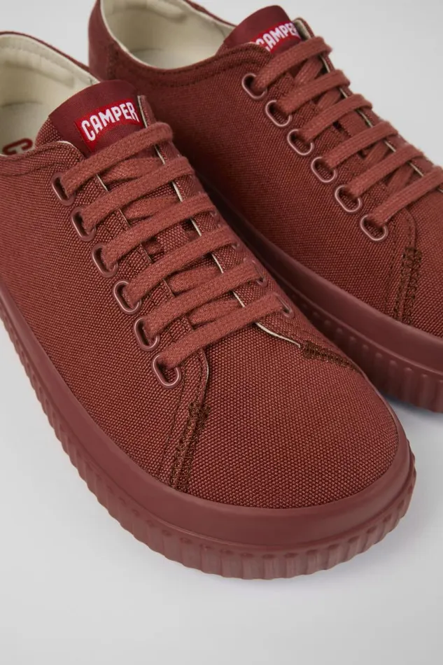 Sneakers Women Camper Peu Roda Red TENCEL Shoes
