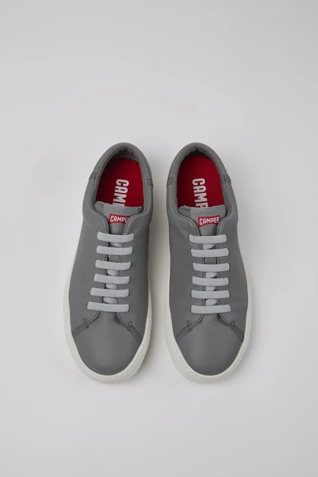 Sneakers Women Camper Peu Touring Gray Leather Sneaker Sneakers Women Camper Peu Touring Gray Leather Sneaker