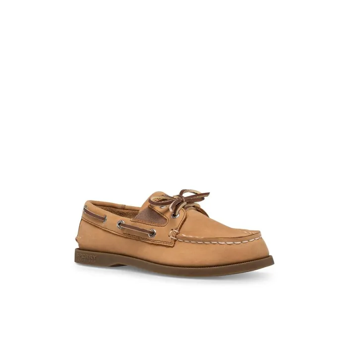 Sperry Authentic Original Slip On Boat Shoe Dark Brown Kids Boat Shoes