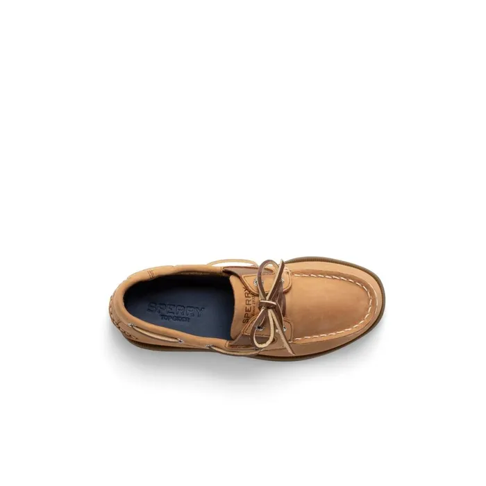 Sperry Authentic Original Slip On Boat Shoe Dark Brown Kids Boat Shoes