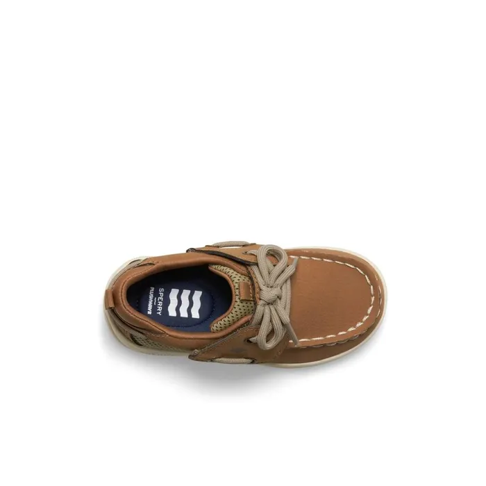 Sperry Fairwater PLUSHWAVE Jr Boat Shoe Medium Beige Kids Boat Shoes