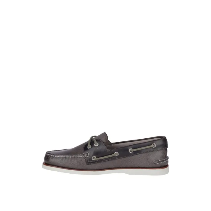 Sperry Gold Cup Authentic Original Rivingston Boat Shoe Grey Men Boat Shoes
