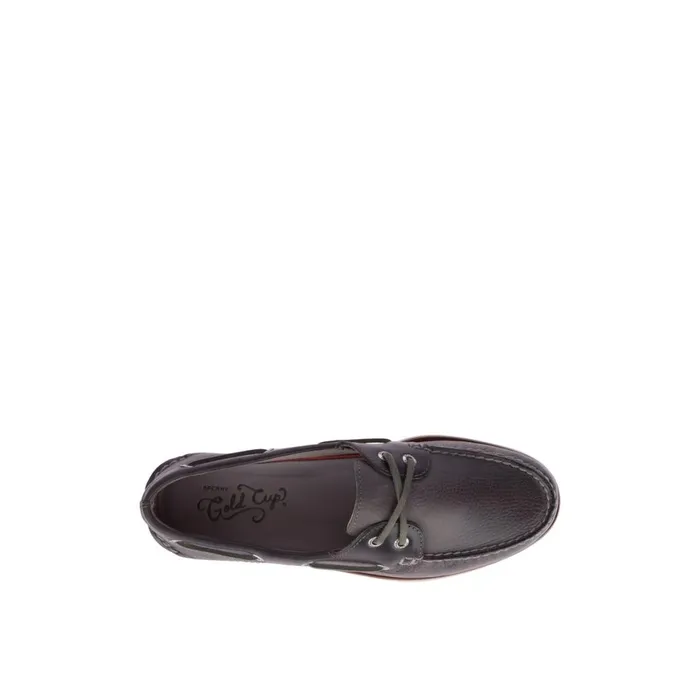 Sperry Gold Cup Authentic Original Rivingston Boat Shoe Grey Men Boat Shoes
