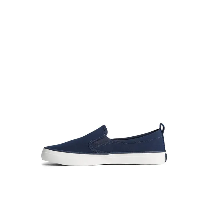 Sperry SeaCycled Crest Twin Gore Canvas Sneaker Navy Women Sneakers
