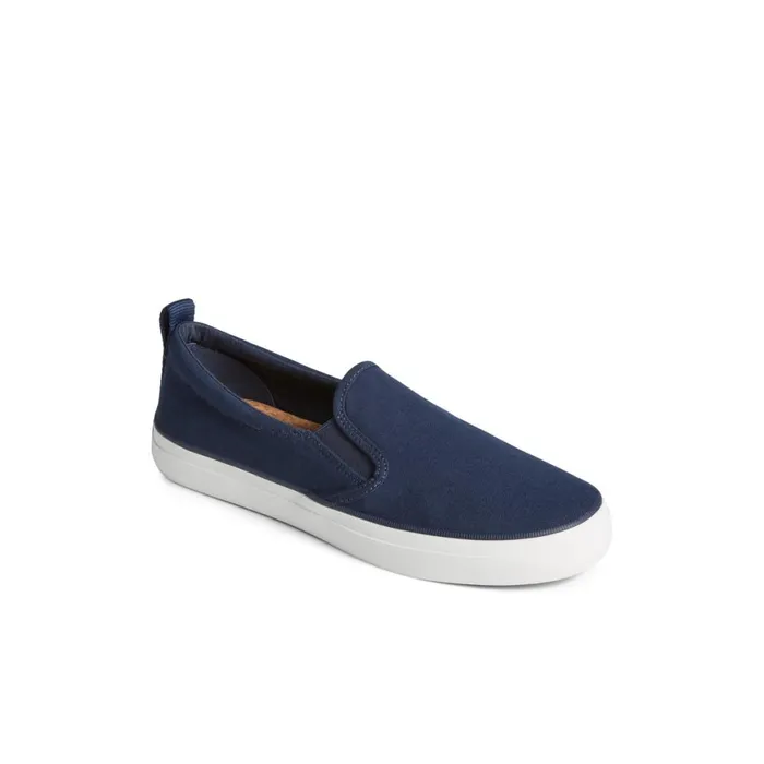 Sperry SeaCycled Crest Twin Gore Canvas Sneaker Navy Women Sneakers