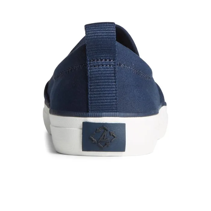 Sperry SeaCycled Crest Twin Gore Canvas Sneaker Navy Women Sneakers