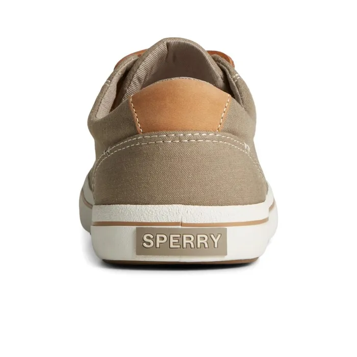 Sperry Striper II Linen LTT Sneaker Medium Beige Men Sneakers
