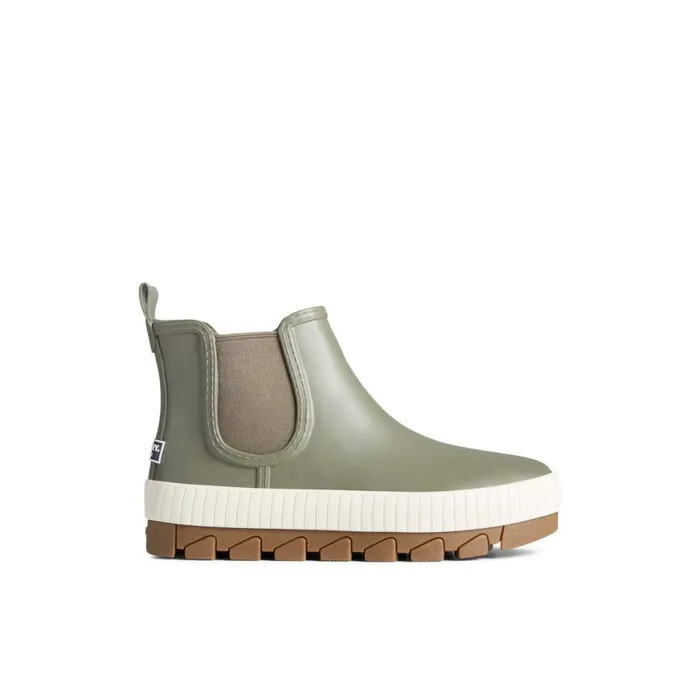 Sperry Torrent Chelsea Waterproof Rain Boot Medium Green Women Boots