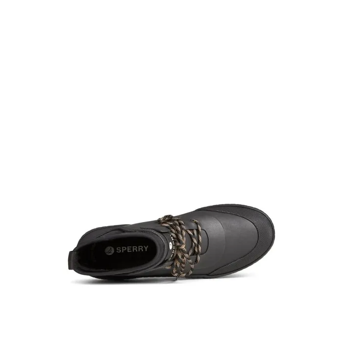 Sperry Torrent Rubber Lace Up Boot Black Women Boots