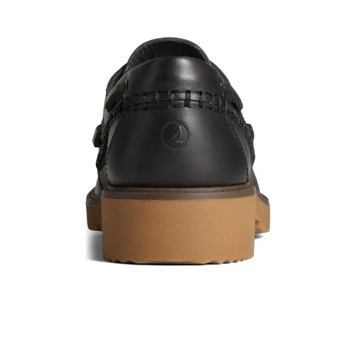 Sperry Wells Boat Shoes Black Women Boat Shoes