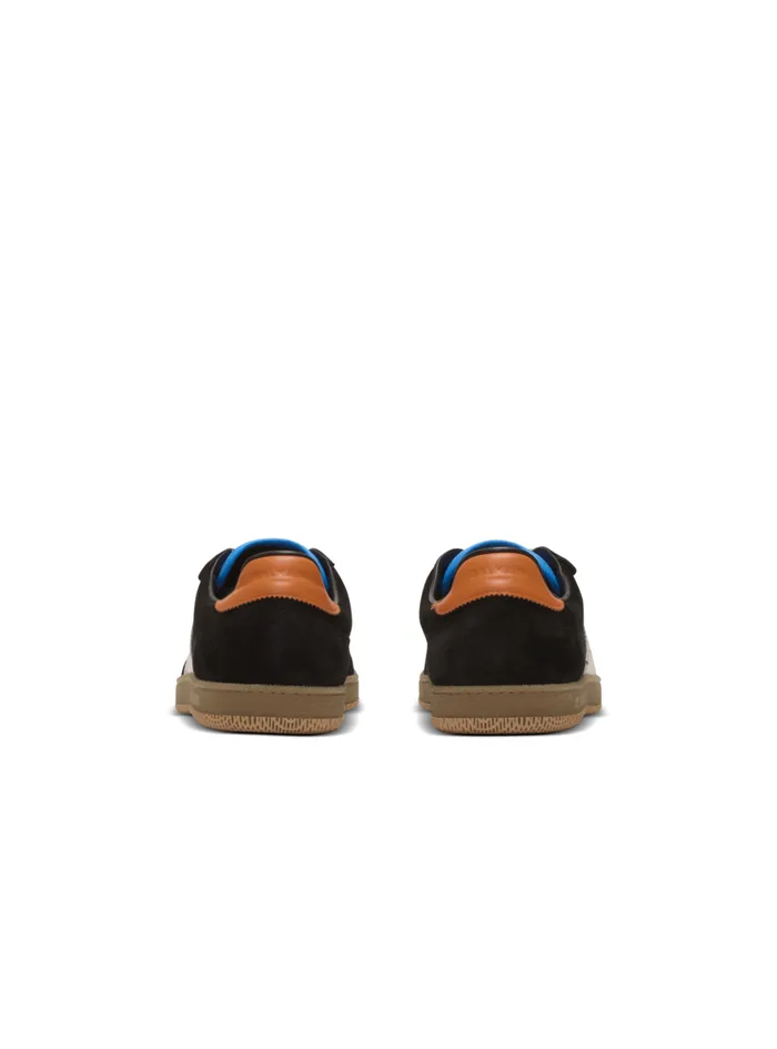 Swan Sneakers In Calfskin And Suede Multicolor Men Balmain Sneakers