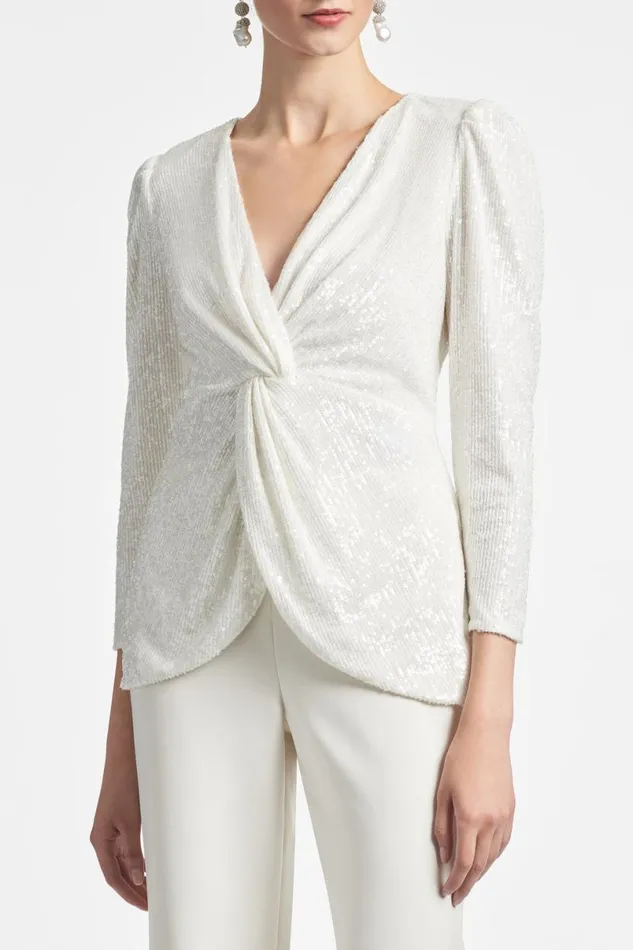 Tops and Blouses Women Sachin and Babi Peyton Top 8211 Ivory