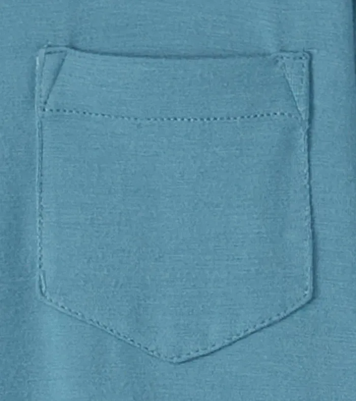 Tops Boys Hatley Boys Bluestone Long Sleeve Bamboo TShirt