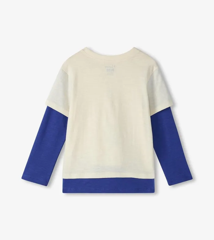 Tops Boys Hatley Boys Guitar Fooler Long Sleeve TShirt