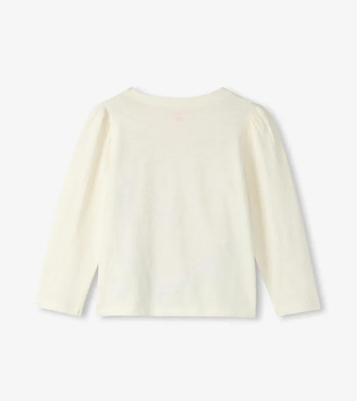 Tops Girls Hatley Girls Layered Hearts Long Sleeve Graphic Tee