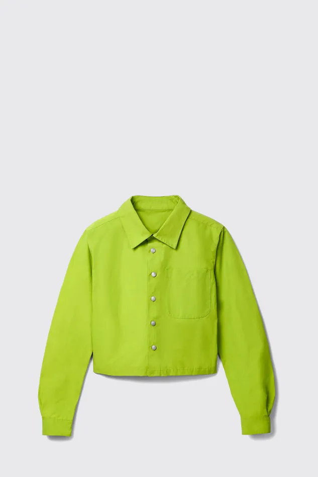 Tops Men Camper Tech Shirt Green CottonNylon Shirt Tops Men Camper Tech Shirt Green CottonNylon Shirt