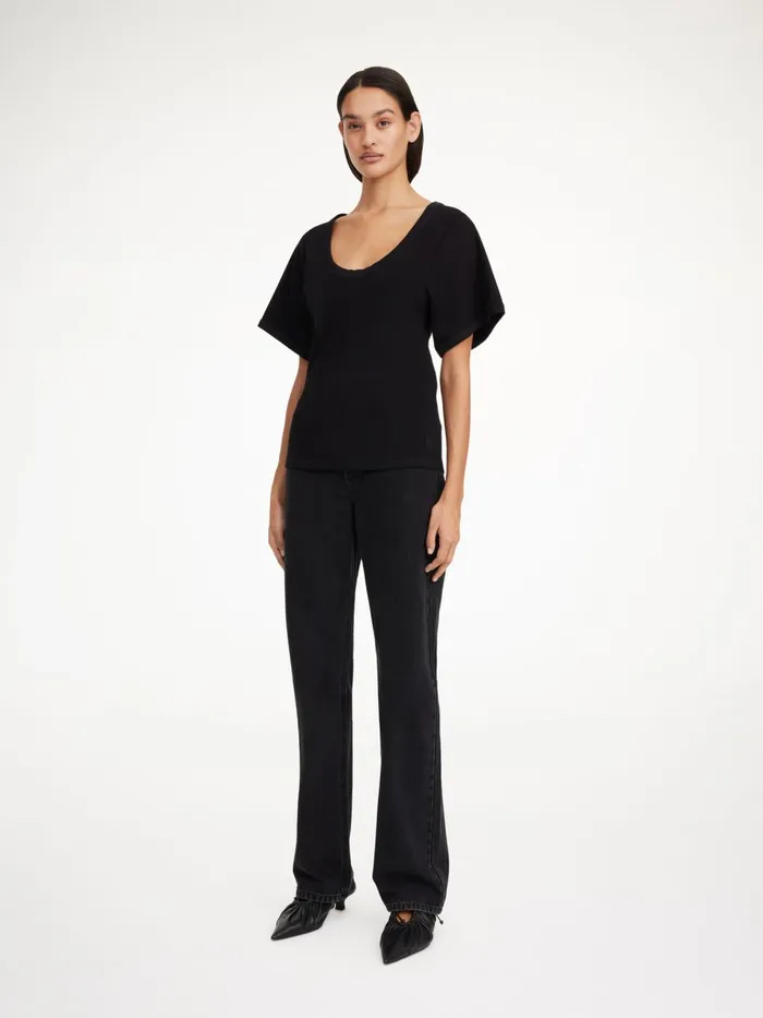 Tops Women By Malene Birger Lunai Tshirt Black