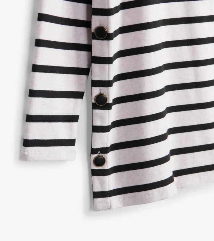 Tops Women Hatley Ali Breton Top 8211 Cream Melange Stripes